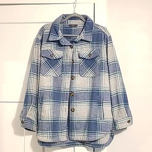 Plaid shacket